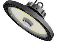 240W HB4 Pluggable Motion Sensor UFO High Bay 160LPW Efisiensi CRI&gt;80Ra 0/1-10V DALI Peredupan